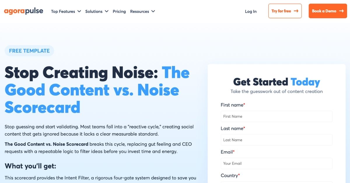 Agorapulse Tool Enhances Social Content