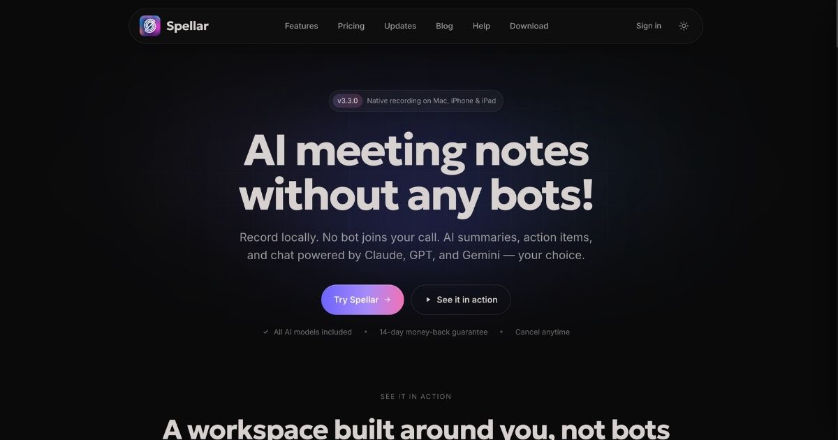 Spellar: AI Meeting Assistant for Productivity