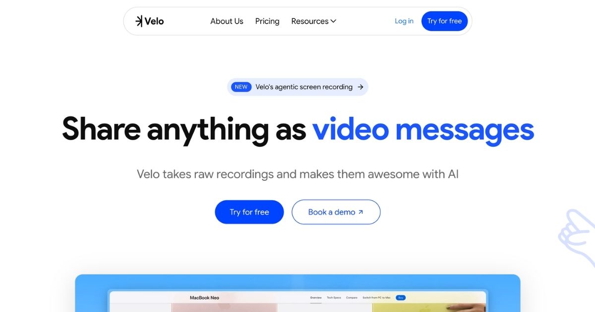 Velo: AI Video Platform for Communication
