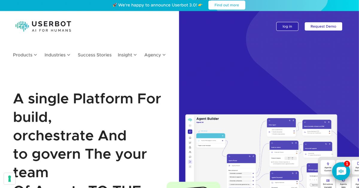 Userbot.ai: Enterprise AI Agent Platform