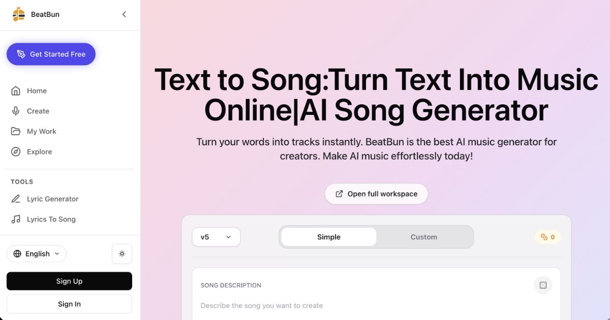 BeatBun: AI Music Creation Platform