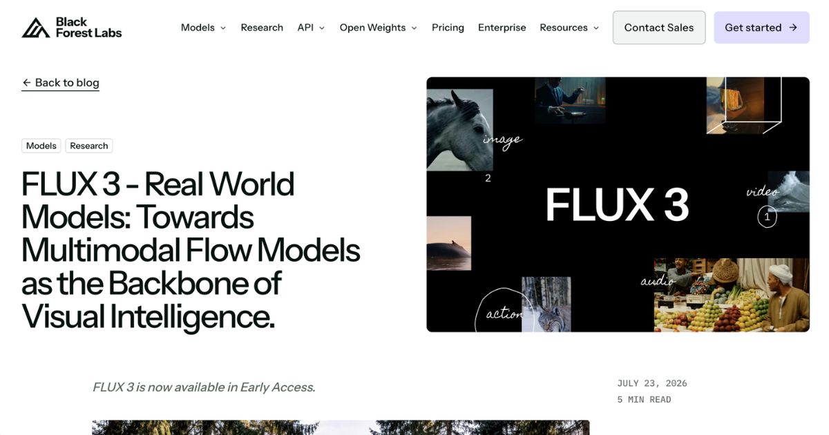 FLUX 3: Multimodal Video Generation Tool
