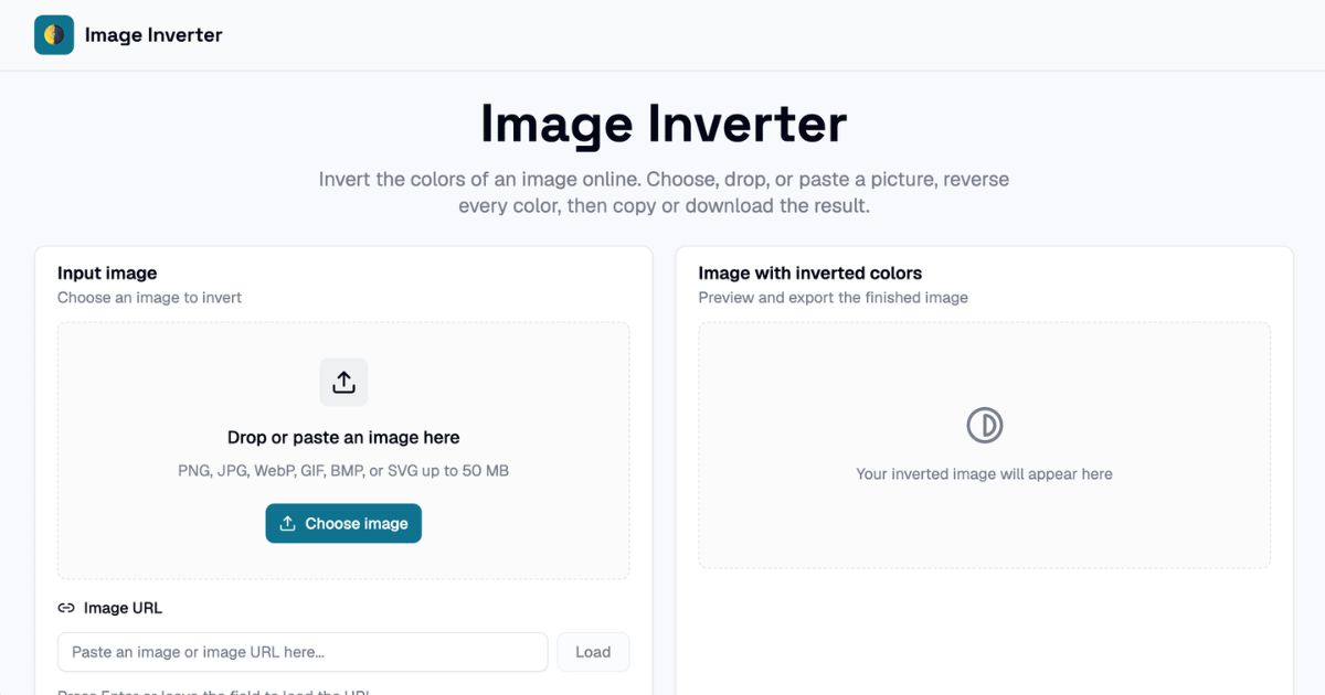 Image Inverter: Web-Based Color Flipping