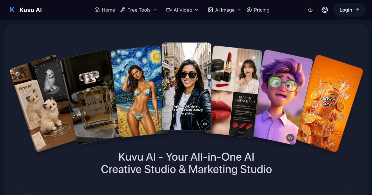 Kuvu AI: All-in-One AI Creative Studio