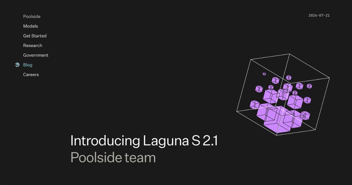 Laguna S 2.1: High-End Agentic Coding Model