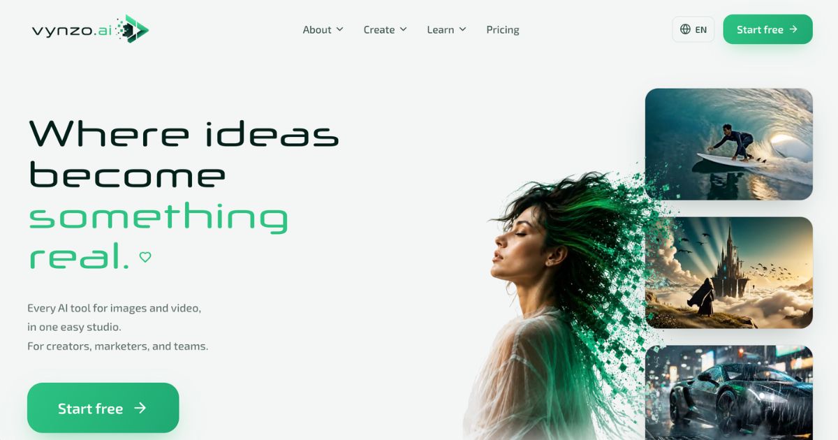 Vynzo: AI Studio Streamlines Visual Content