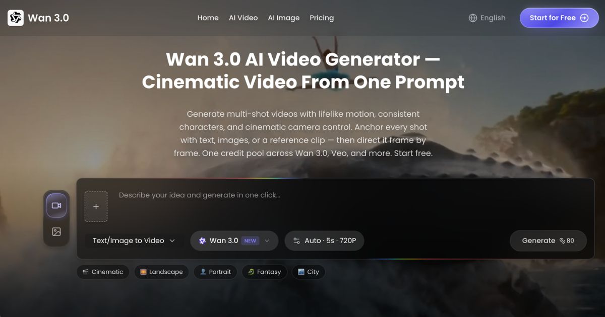 Wan 3.0: AI Video Generation Platform