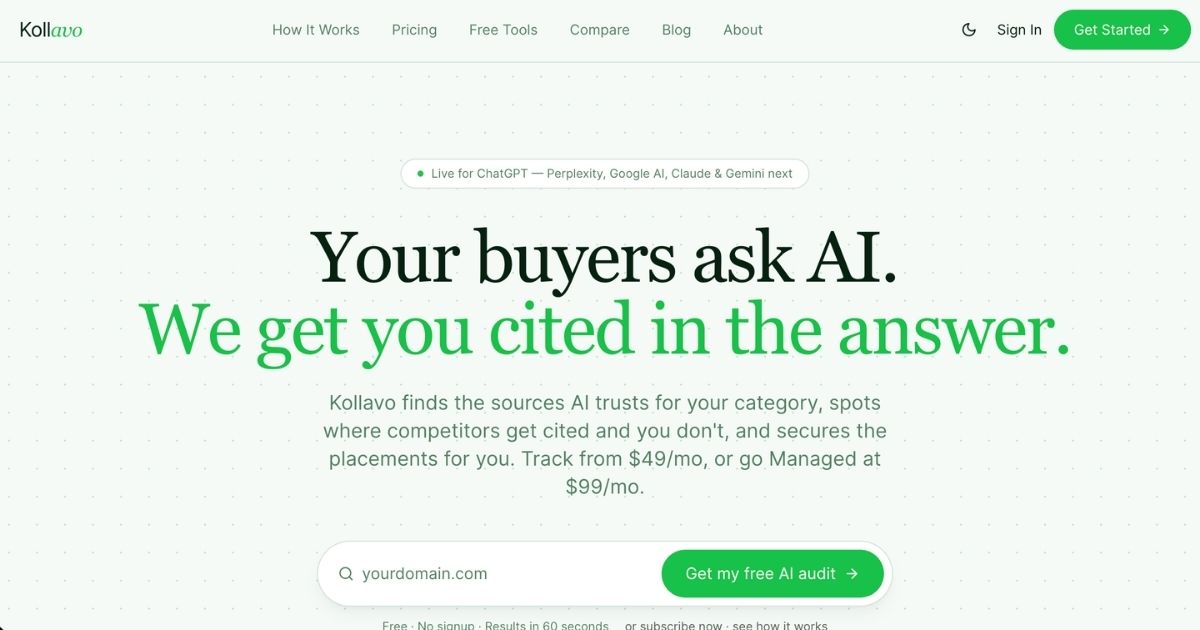 Kollavo: AI Citation Gap Analysis