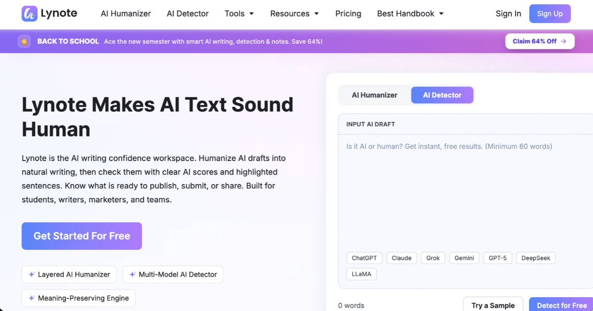 Lynote: AI-Powered Writing and Content Processing